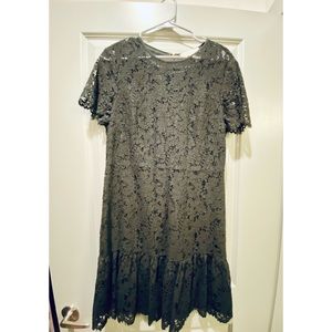 Michael Kors Black Lace Formal Dress